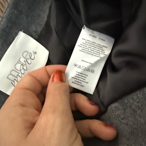 Gray Pleated Mini Skirt - Picture 4 of 6